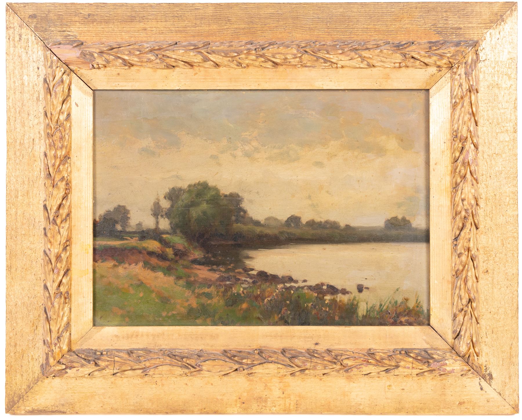 Sidney Valentine Gardner (Staithes Group 1869-1957): Lake and Forest Landscapes, two oils on panel signed 24cm x 33cm (2)