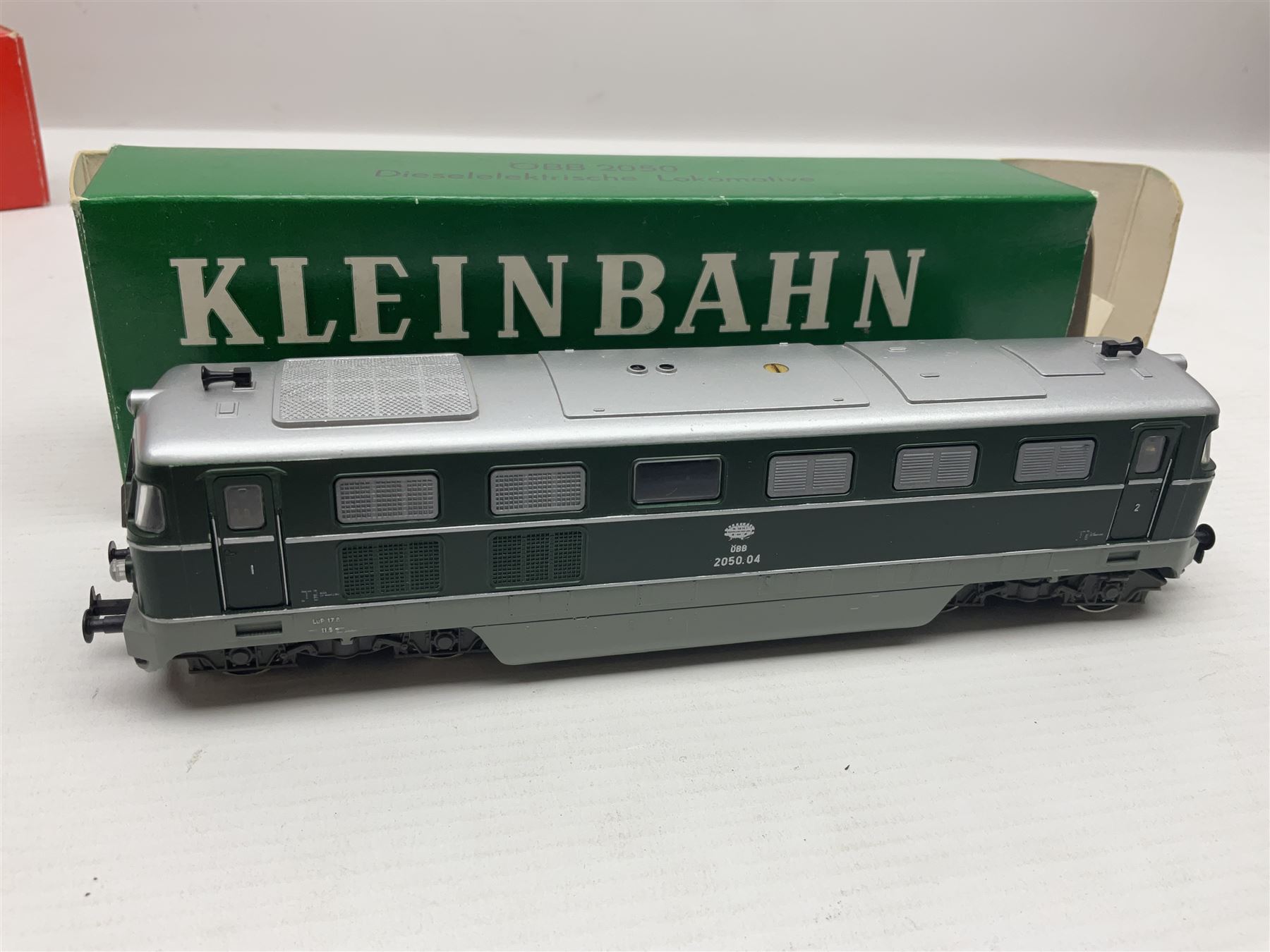 Kleinbahn HO gauge - three locomotives 2062 Diesel-Verschublokomotive; OBB 1041 Elektrische Universallokomotive; all  boxed (3)