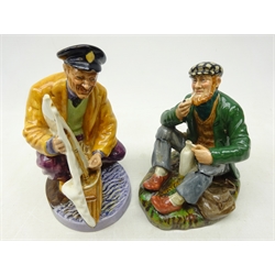  Two Royal Doulton figures 'Wayfarer' HN 2362 and 'Sailors Holiday' HN 2442 (2)  