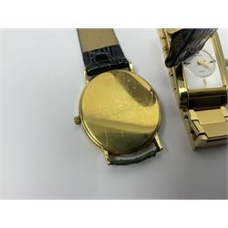 Two ladies Skagen wristwatches, to include 107SGSC and 107SGGD, both on stainless steel mesh straps, boxed, together with four other ladies wristwatches (6)