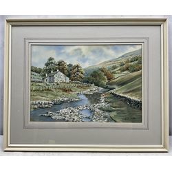 Anita Hall (British 20th Century): West Yorkshire Scenery, pair watercolours signed max 33cm x 49cm (2)