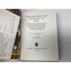 Folio Society - nineteen volumes including The Discovery and Conquest of Peru, French Short Stories, 1066 and All That, etc 