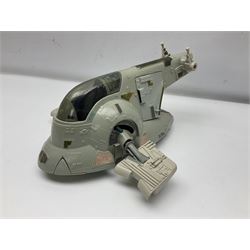 Star Wars - three space vehicles comprising B-Wing fighter and large Millenium Falcon space ship; both with instructions; and Boba Fett Slave 1; all unboxed (3)