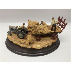 Two Country Artists figures, After the storm no CA831, limited edition 891/1750 and The Harvesters, limited edition 824/850, both with wooden base and certificates of authenticity