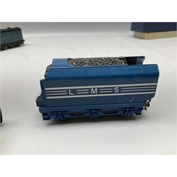 Tri-ang Hornby '00' gauge - Coronation Class 4-6-2 locomotive 'Coronation' No.6220 in LMS blue/silver livery with 'Alternative Names & Numbers' pack in box base with plain slip case; and Class 57XX 0-6-0 Pannier Tank locomotive No.8751; boxed; together with an incomplete and repainted Hornby Dublo Class A4 4-6-2 locomotive 'Golden Plover' No.4497 in associated box (3)