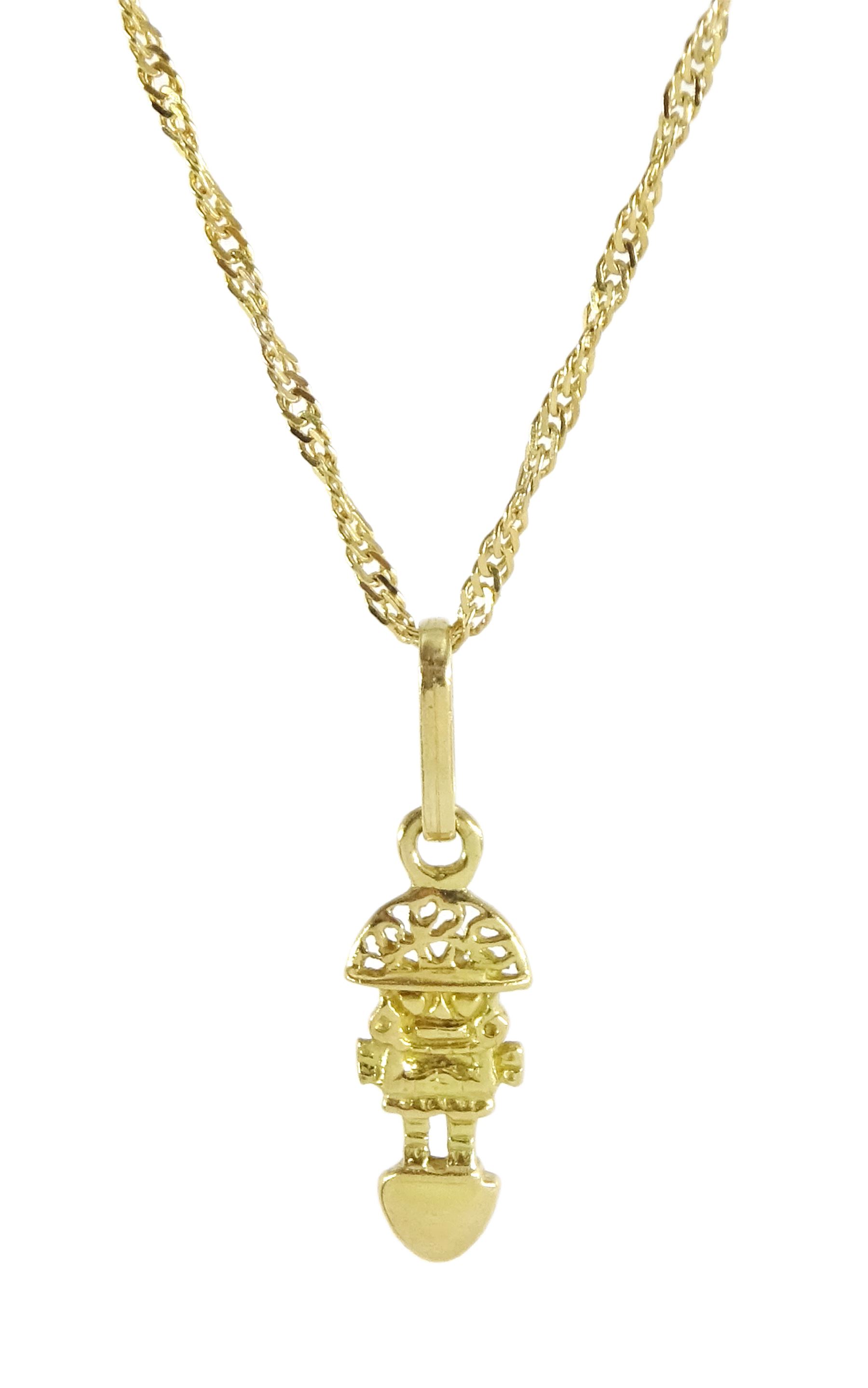 Byzantine pendant necklace