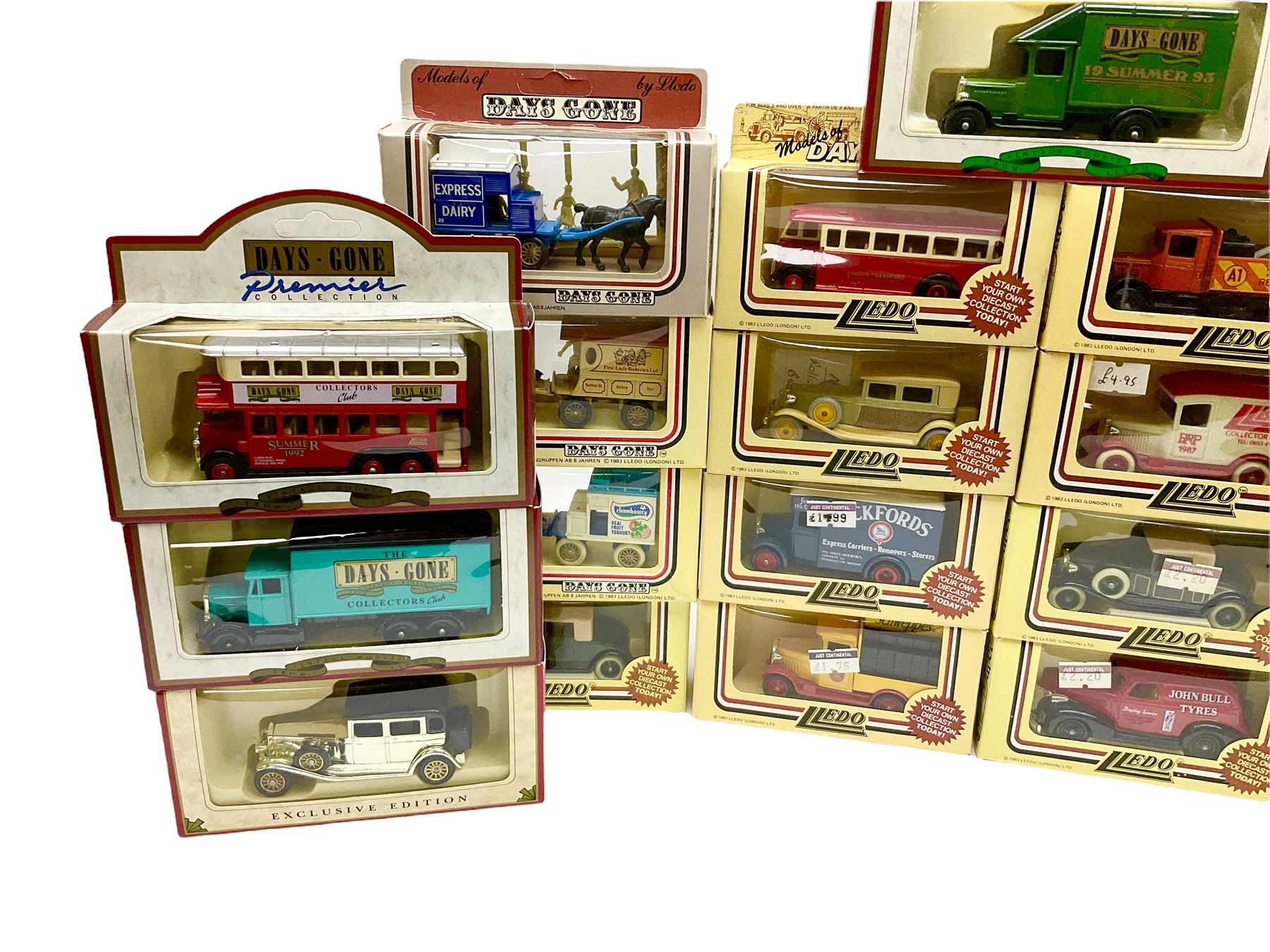 Thirty-seven modern die-cast promotional and advertising models by Lledo including Premier Collection etc; all boxed (37)