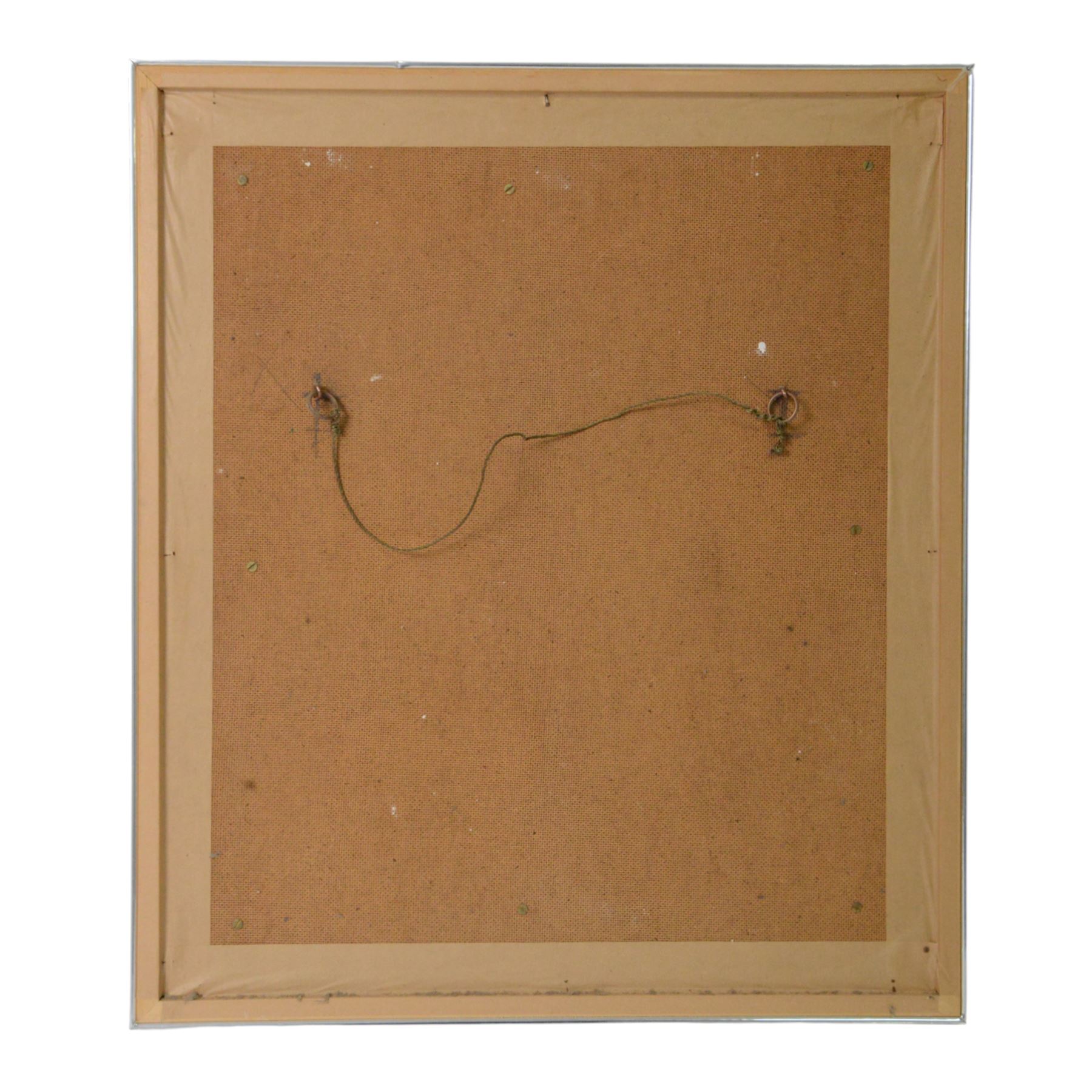 Bernard Rooke (British 1938-): Dragonflies above a Fish Pond, plaster relief, signed, H60cm, W52cm