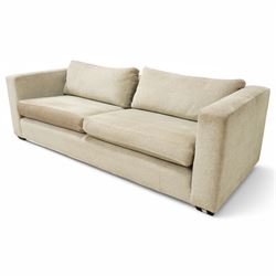 Sinclair Melson Ltd - contemporary bespoke three seat sofa, upholstered in Zimmer & Rohde fabric