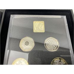 The Royal Mint United Kingdom 2021 proof coin set, cased with certificate