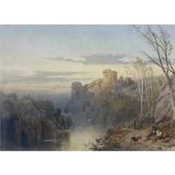 Thomas Miles Richardson Jnr. (British 1813-1890): 'Bothwell Castle', watercolour signed and dated 1878, titled on the original slip 19cm x 26cm 
Provenance: private collection, purchased James Alder Fine Art, Hexham; with Peter Francis Auctioneers 24th February 2016 Lot 177