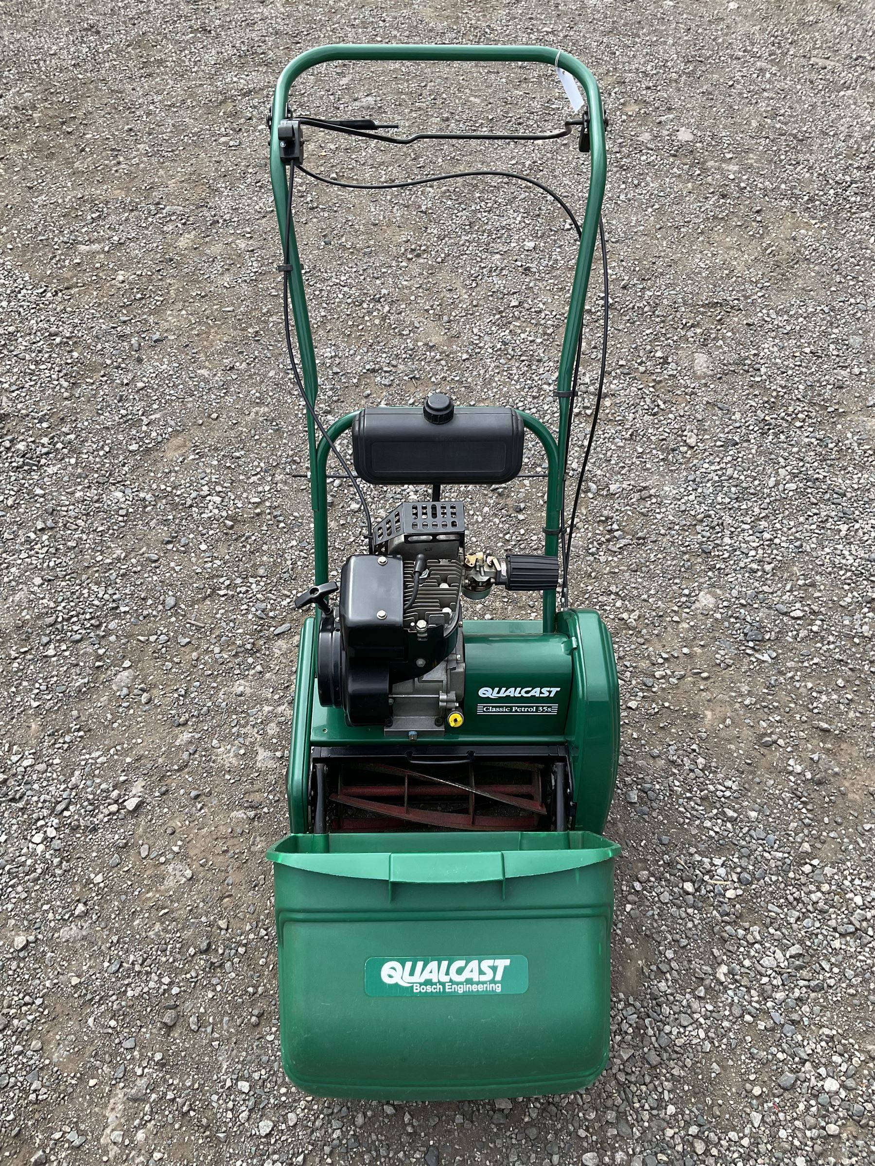 Qualcast classic 35s petrol cylinder lawnmower - THIS LOT IS TO BE COLLECTED BY APPOINTMENT FROM DUGGLEBY STORAGE, GREAT HILL, EASTFIELD, SCARBOROUGH, YO11 3TX