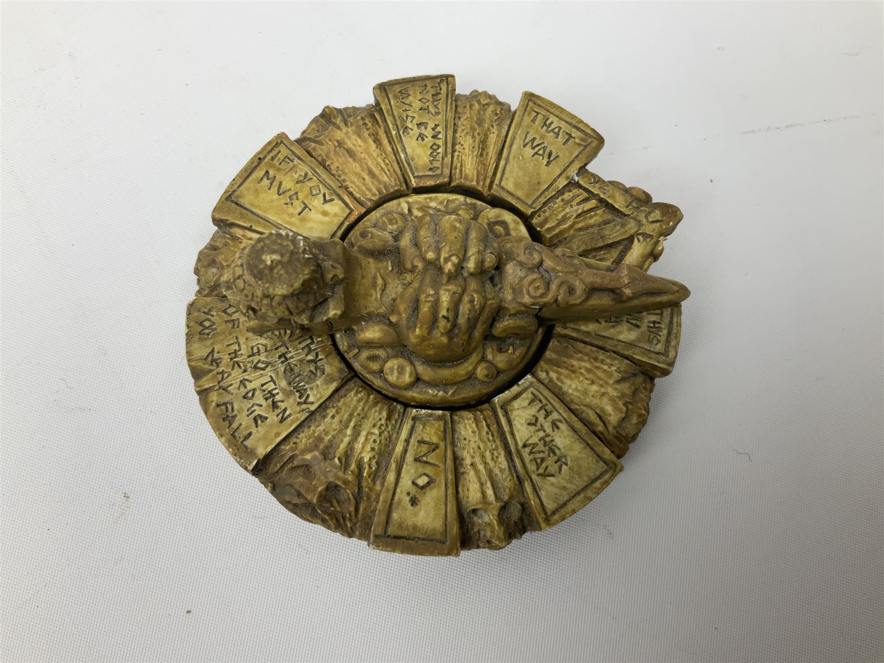 Terry Pratchett Discworld figures, comprising Roderick the hippo, DWE2, a 1995 event piece, Rincewind bookend, DW11, Death bookend, DW12, Librarians wizard knob, boxed, DW55, the luggage, boxed, DW04, tankard from the mended drum, DW21, Teppic the assassin, DW32, Greebo, DW45, Herne the hunted, DW64, Gaspode,  DW31, Quoth on skull, DW49 and Dibbler's compass DW16. 