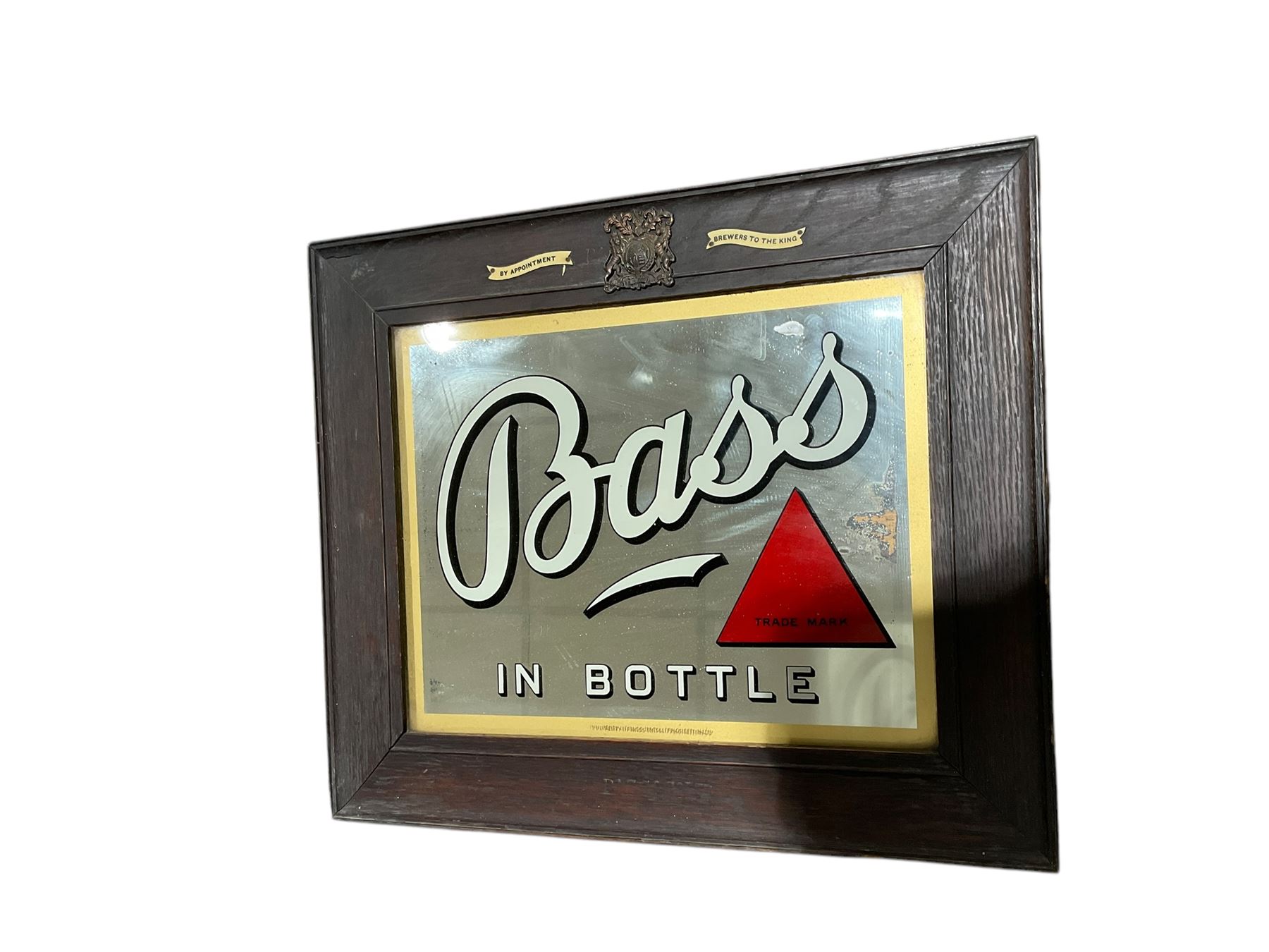 Three advertising mirrors, comprising Moors' & Robson's Prize Ales Hull, Magnet Ales, and Bass in Bottle (3)