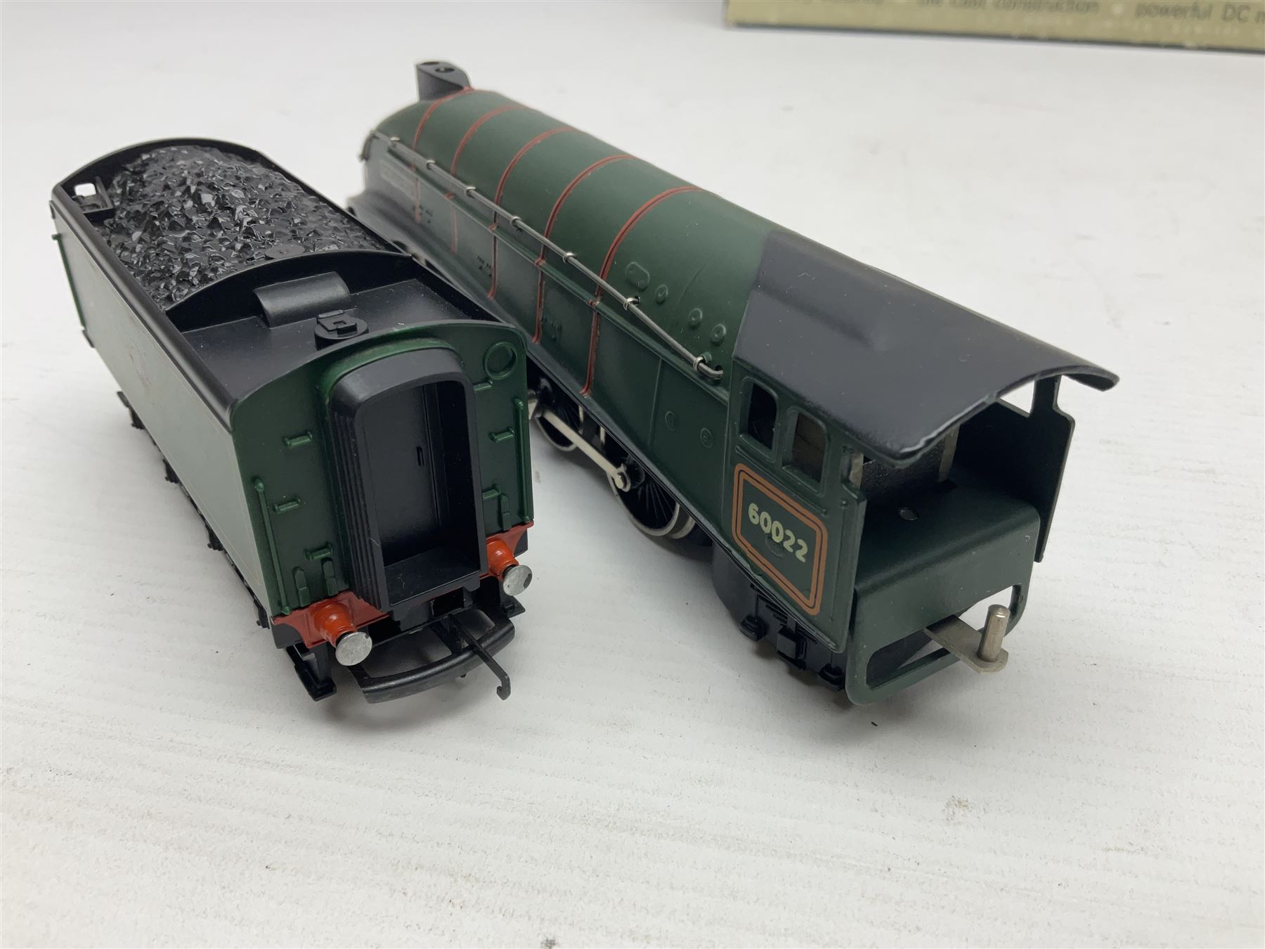 Wrenn '00' gauge - two Class N2 0-6-2 tank locomotives - No..9522 in LNER Light Green in original box with instructions; and No.69550 in BR Lined Black in associated Wrenn box with instructions; together with Tri-ang Wrenn '00' gauge Class A4 4-6-2 locomotive 'Mallard' No.60022; boxed (3)