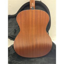 2008 Taylor Model 114 acoustic guitar with mahogany back and ribs and spruce top, serial no.20080825837, L104.5cm; in Taylor hard carrying case with paperwork