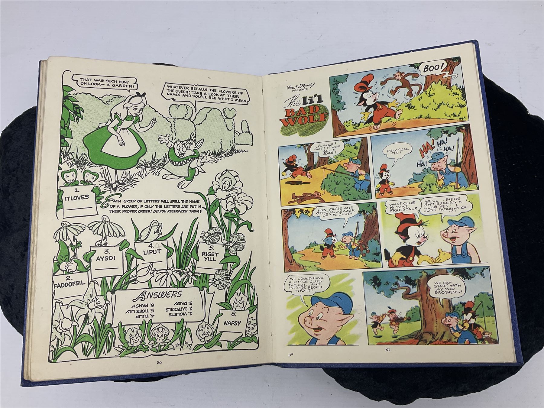 Three Disney Annuals, comprising Mickey Mouse Annual 1949, The Walt Disney Thumper Annual and Walt Disney's Wonder Book
