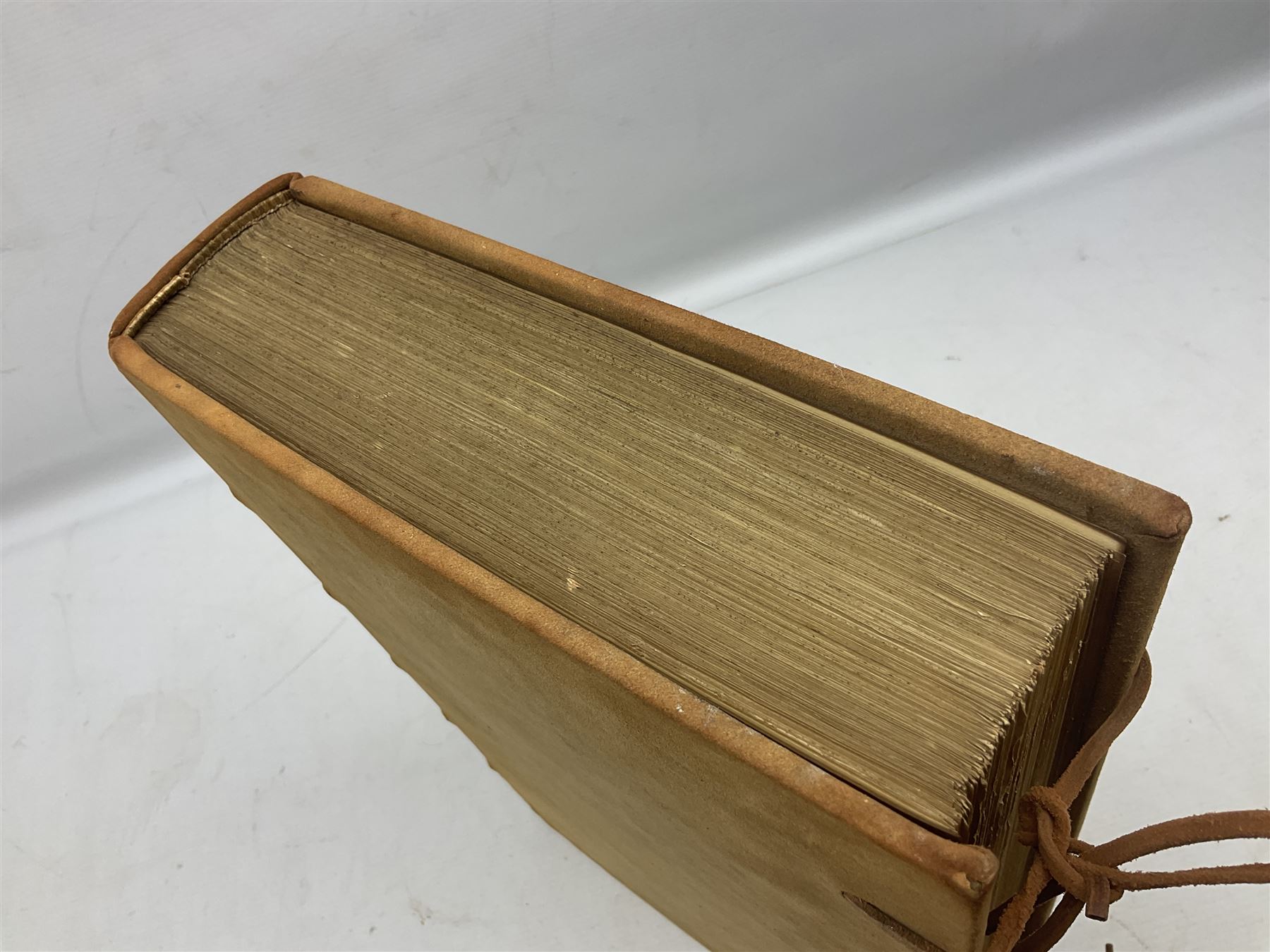 Shakespeare (William), Shakespeares Comedies, Histories, & Tragedies, 364/1000 signed by Sidney Lee, original ful reversed calf and ties, folio, Oxford, Clarendon Press, 1902