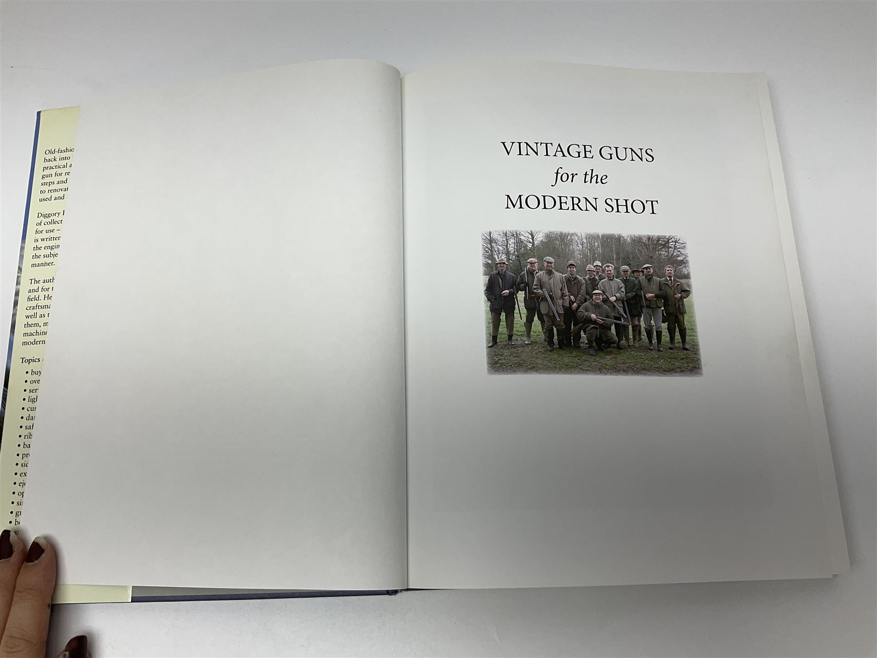 Dallas Donald: Holland & Holland The Royal Gunmaker The Complete History. 2003 Quiller Press; and three other books on guns by Diggory Hadoke - Hammer Guns in Theory and Practice. 2016; Vintage Guns for The Modern Shot. 2007; and The British Boxlock Gun & Rifle. 2012; all with dustjackets (4)