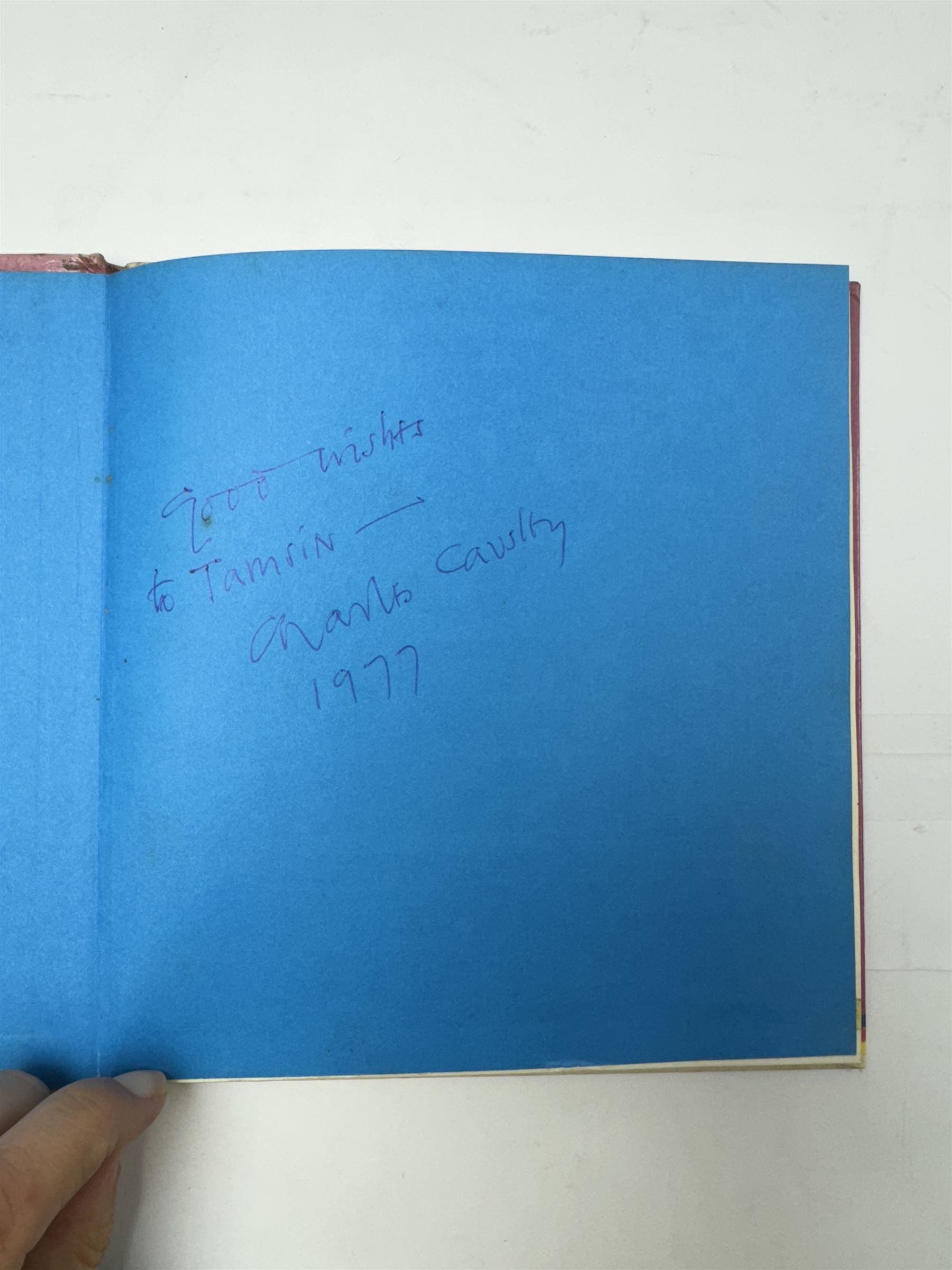 Ted Hughes, The Iron Man, singed with presentation inscription, together with Charles Causley, As I went Down Zig Zag, signed with presentation inscription (2)
