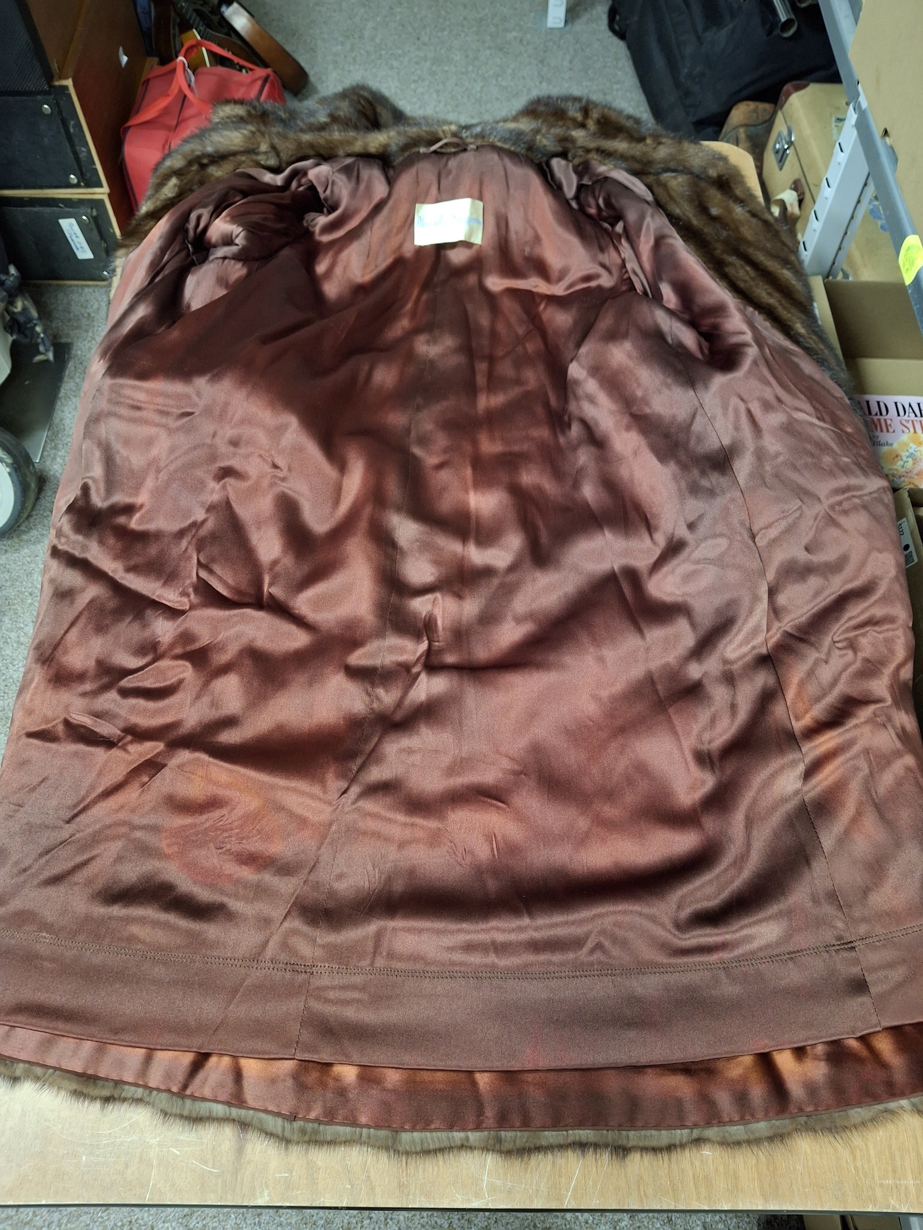 Marshall & Snelgrove three quarter length mink fur coat, together with mink hat, stole, shawl