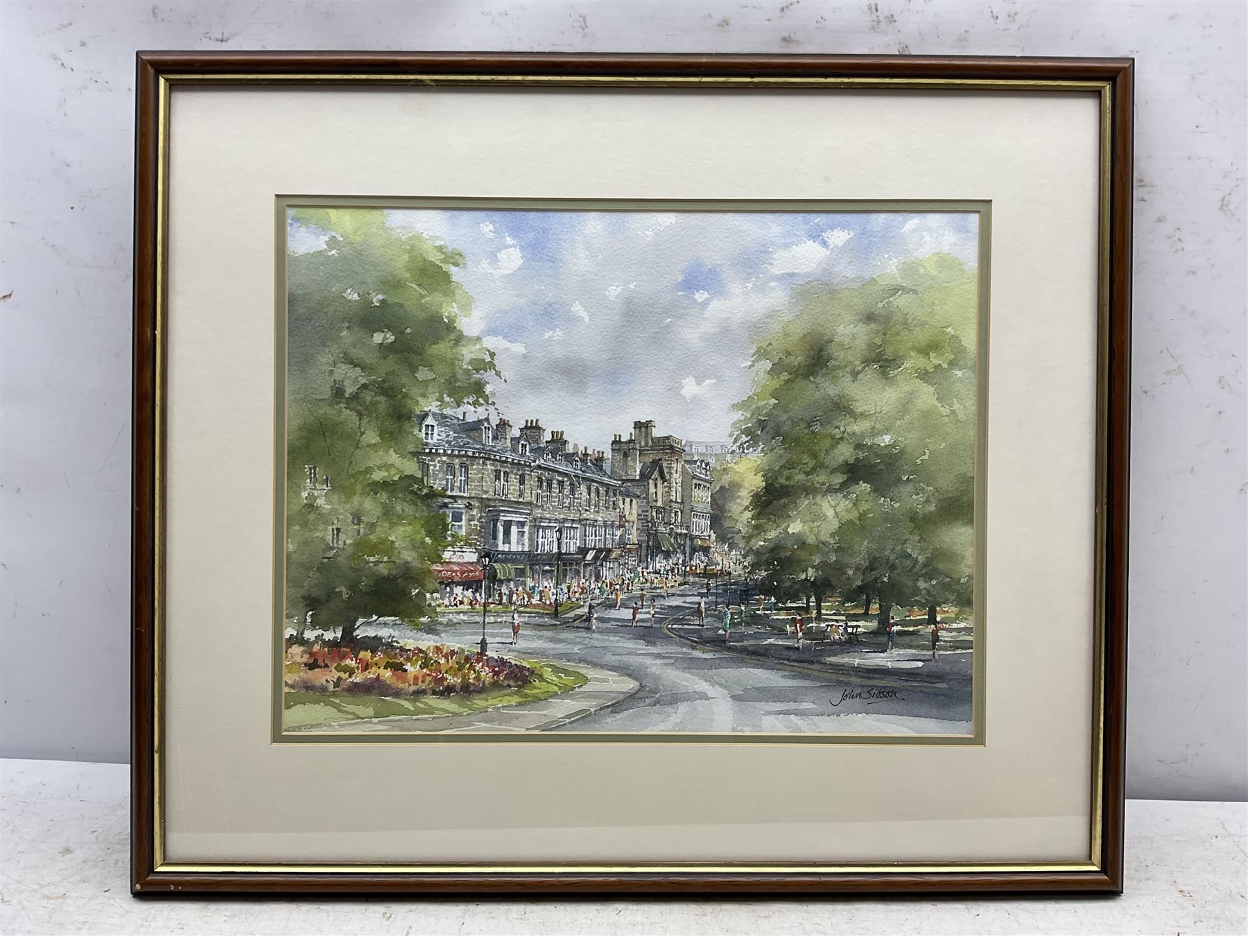 John Sibson (British 1942-): Harrogate, watercolour signed 32cm x 42cm