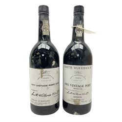 Smith Woodhouse, vintage port, years comprising 1977 and 1985, 75cl, unknown proof (2)