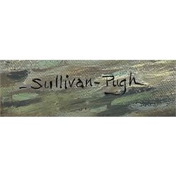 Norbert Sullivan Pugh (British 20th century): Cornish Harbour, oil on canvas signed 34cm x 44cm
