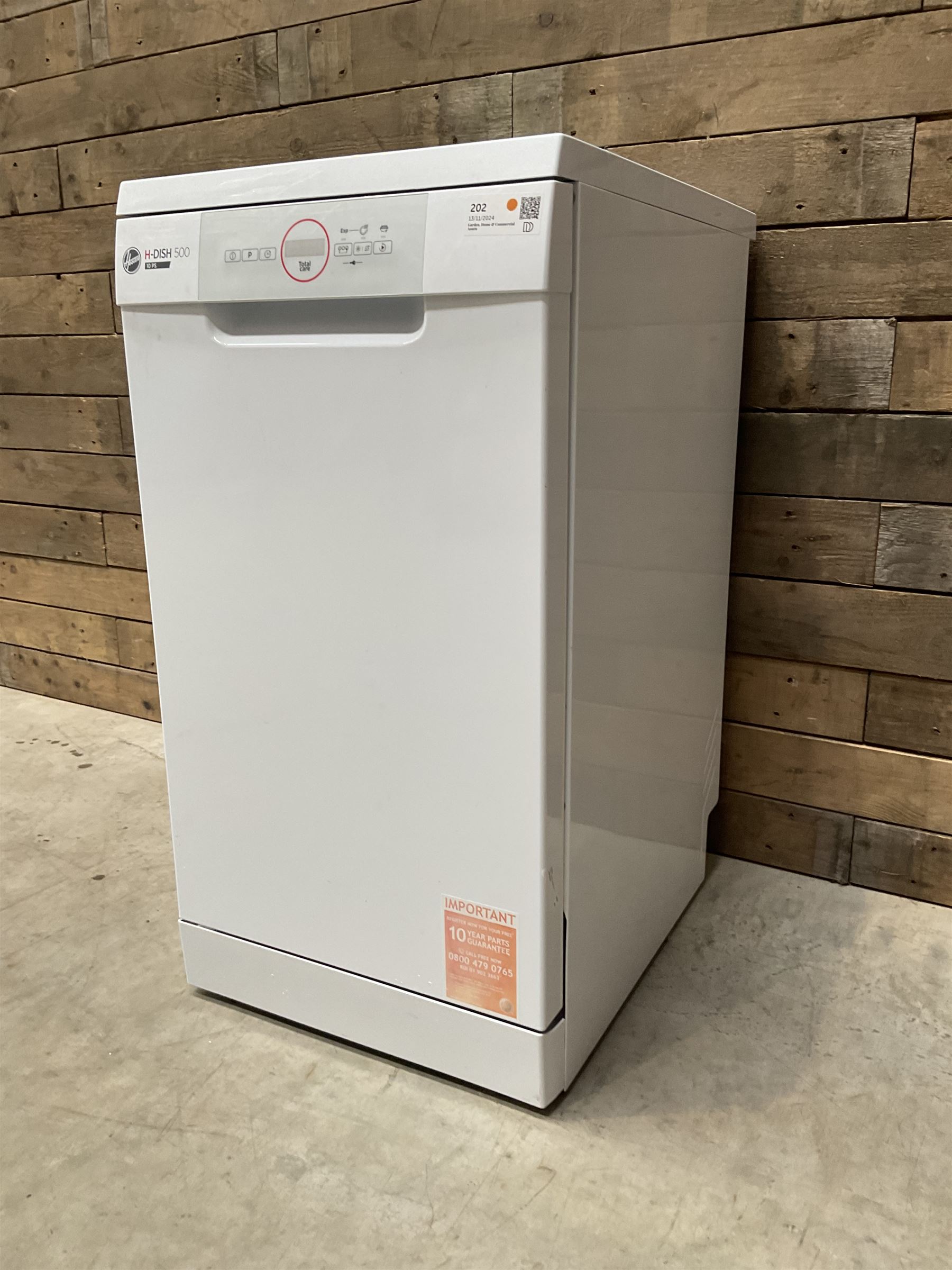 Hoover H-Dish 500 slimline dishwasher