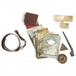 British No.4 MkII spike bayonet and scabbard ,three pairs of World War II medals in boxes ...