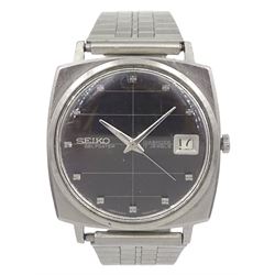 Seiko Sea Lion Selfdater M55 gentleman's stainless steel automatic wristwatch, Cal. 6205B, on stainless steel strap