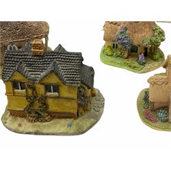 Sixteen Lilliput Lane Cottages, to include Stradling Priory, Canterbury Bells, Junk and Disorderly, etc., each with box and deeds except for two, together with four similar Leonardo Collection models.