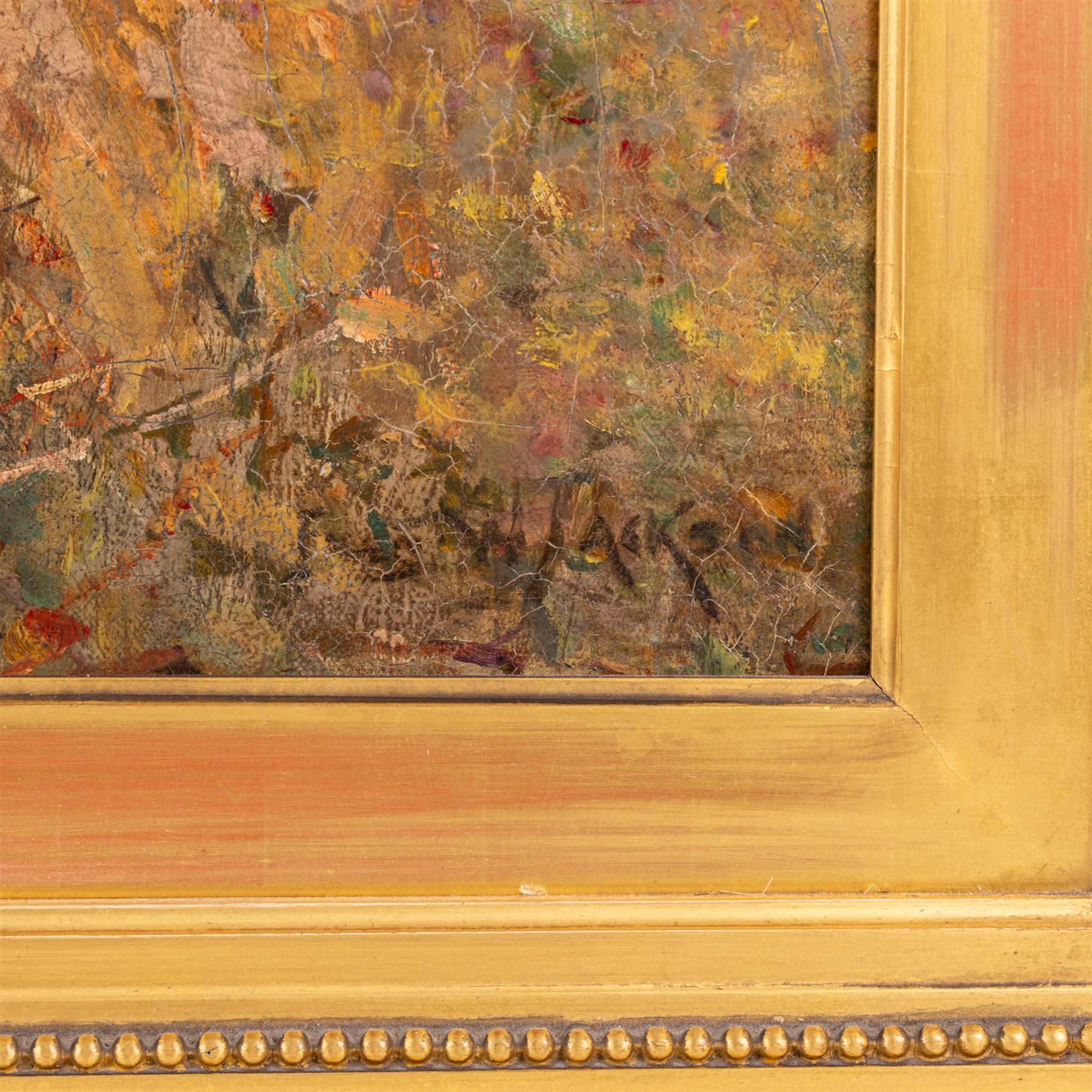 Frederick William Jackson (Staithes Group 1859-1918): Fisher Folk on the Cliff above Lady Palmer's Cottage Runswick, oil on canvas on canvas signed 90cm x 60cm