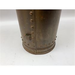 Large copper ‘Waterloo’ fire extinguisher by Read and Campbell Ltd and another Safex example 
