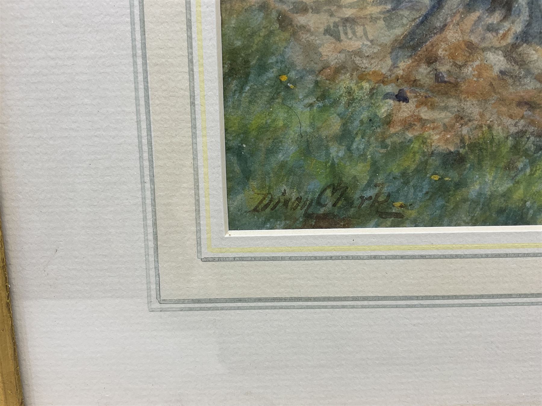 Joseph Dixon Clark (Newcastle 1849-1944): Sheep in Springtime, watercolour signed 25cm x 35cm