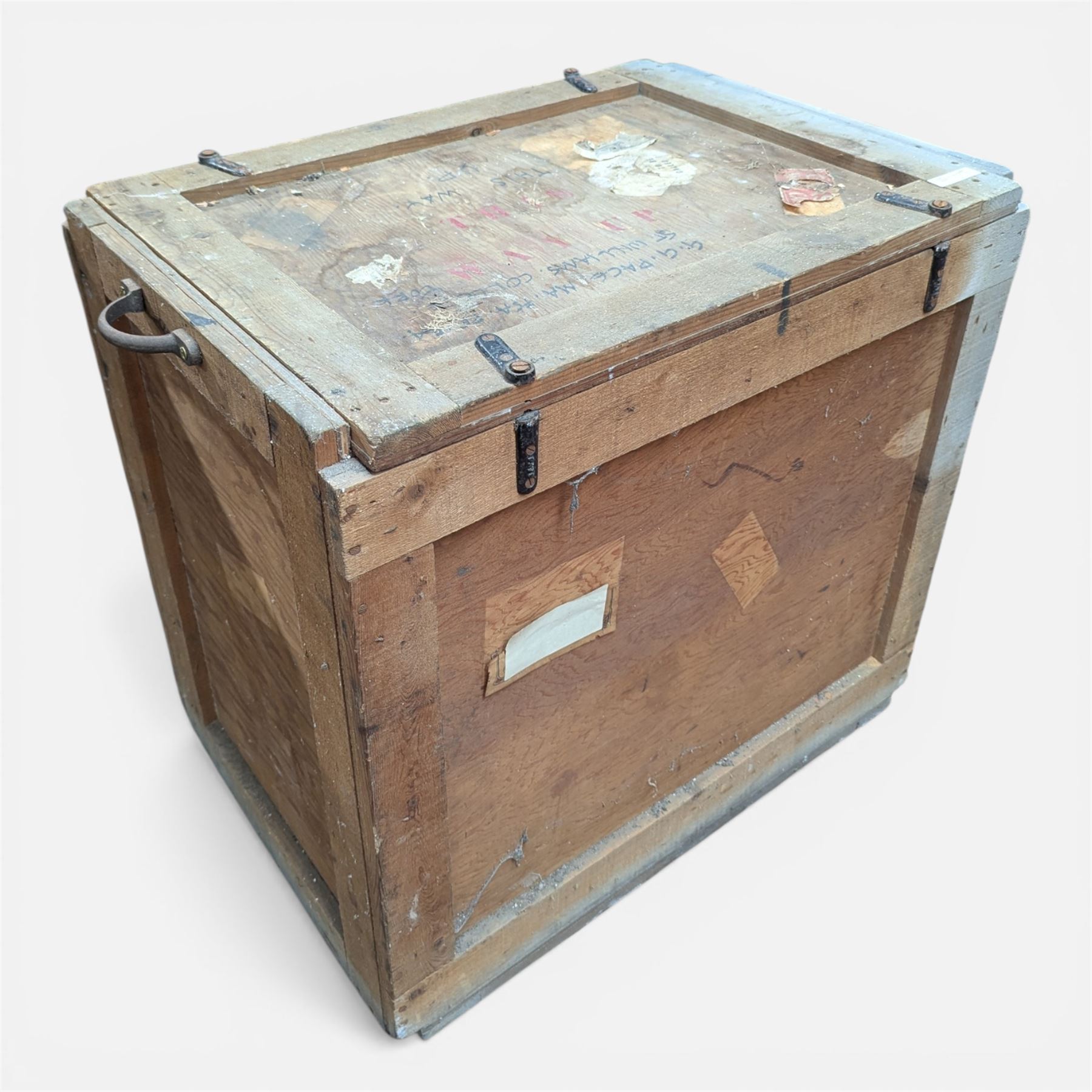 John B Thorp - Architects scale model of St Marks Church Sheffield  Scale 1/8th inch to 1 foot, Architect George Pace in perspex case and with outer wooden travelling case 59cm x 62cm x 43cm