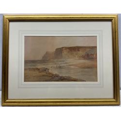 Edward (Arden) Tucker Jnr (British 1847-1910): Low Tide at Staithes, watercolour signed 26cm x 41cm 
Provenance: private collection, purchased Boulton & Cooper 3rd August 2011 Lot 404