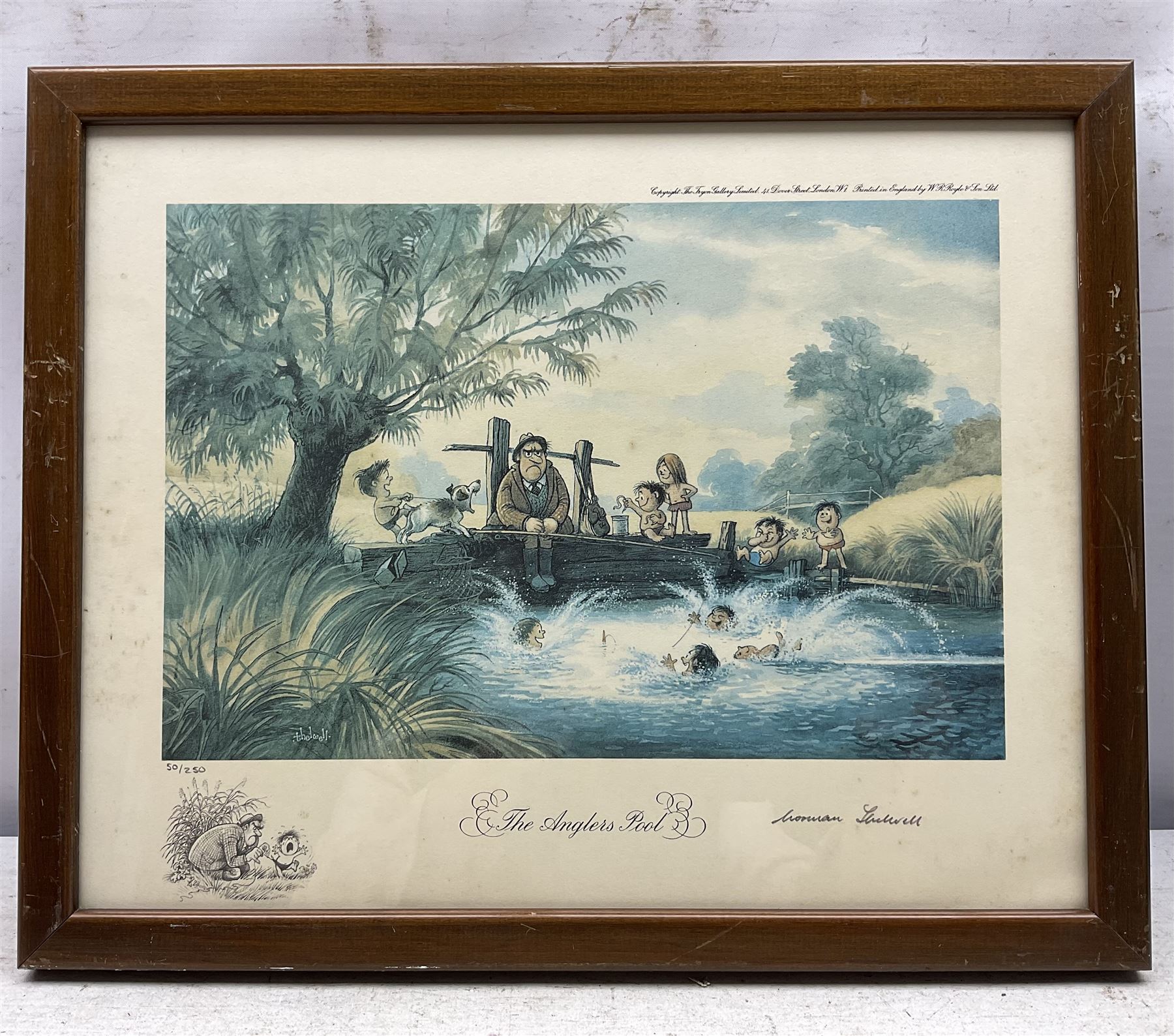 Norman Thelwell (British 1923-2004): The Hunt, set of six satirical limited edition prints each signed and numbered in pencil 28cm x 36cm (6)