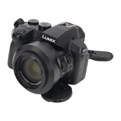 Panasonic Lumix DMC-FZ330 DSLR camera body with a Leica DC Vario-Elamrit 1:2.8/4.5-108 ASPH lens, with lens cap, hood and carry strap, in Lowepro carrycase 