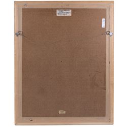 Clodagh McGuinness (Irish Contemporary): Still Life of Flowers, three large mixed media works variously signed, two 70cm x 52cm, smaller example 54cm x 40cm (3)