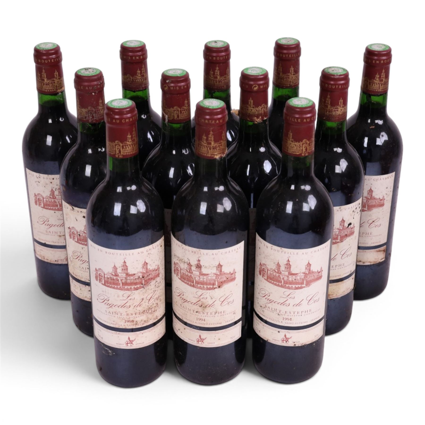 Saint Estephe, 1994  Les Pagodes de Cos, 750ml, 13% vol, twelve bottles 