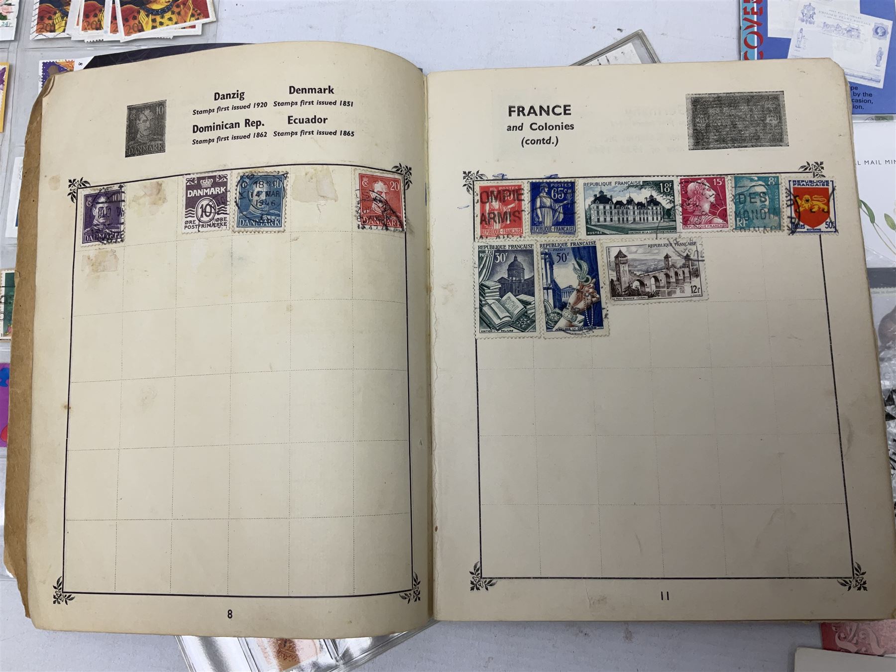 Quantity of stamps, to include British and world examples, usable postage etc, some in albums