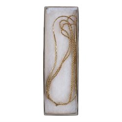 Pair of 9ct gold screw back earrings, quartz bead necklace and costume jewellery