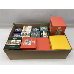 Twenty-three Lilliput Lane models from the Paint Your Own collection, to include Catmint Cottage, Sugar and Spice, Gypsy Cottage, Ruby Cottage and Little Birch, some boxed