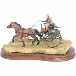 Border Fine Arts; The Country Doctor model No. JH63 by Ray Ayres, limited edition 125/1250, on wood base, H19cm