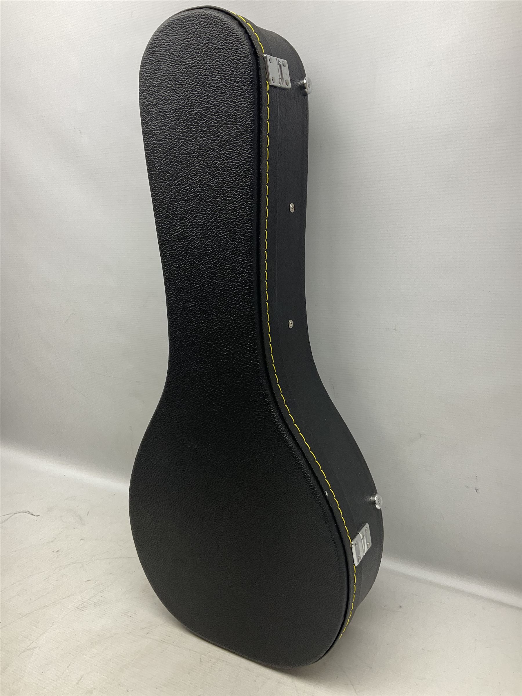 Eastman eight-string mandolin model MD504, serial no.140435406, L66cm; in TGI hard carrying case; together with case of instructional CDs