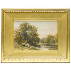Edmund Morison Wimperis (British 1835-1900): Windsor Castle, watercolour signed with initials and dated '96, with original label verso 23cm x 24cm