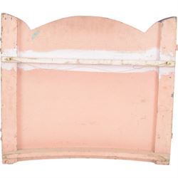 Pair of 20th century fairground waltzer panels, H70cm, W80cm