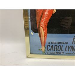 Helicopter Spies - Man from Uncle poster, framed and glazed, overall H79cm L104cm