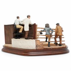 Border Fine Arts limited edition group 'What am I Bid? (Suffolk)' by Ray Ayres, model B0904  No.153/350, boxed and with certificate